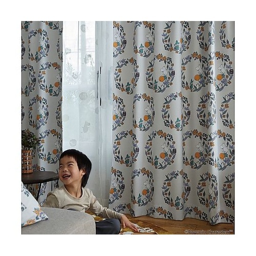 MOOMIN 遮光カーテン フルーツガー