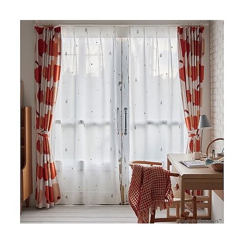 MOOMIN レースカーテン リンゴガブ