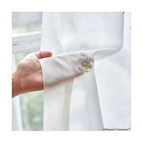 MOOMIN レースカーテン リンゴガブ