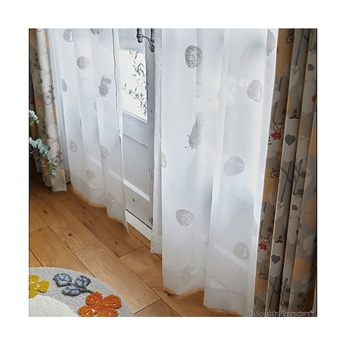 MOOMIN レースカーテン おしりドッ