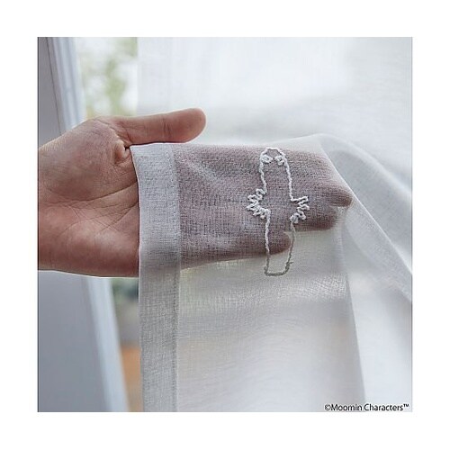 MOOMIN レースカーテン ニョロニョ
