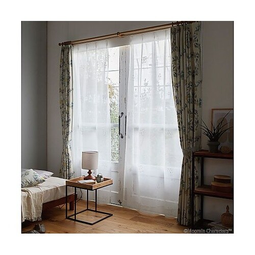 MOOMIN レースカーテン ニョロニョ