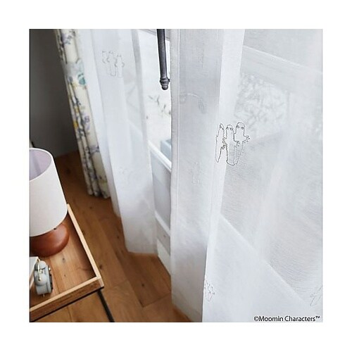 MOOMIN レースカーテン ニョロニョ