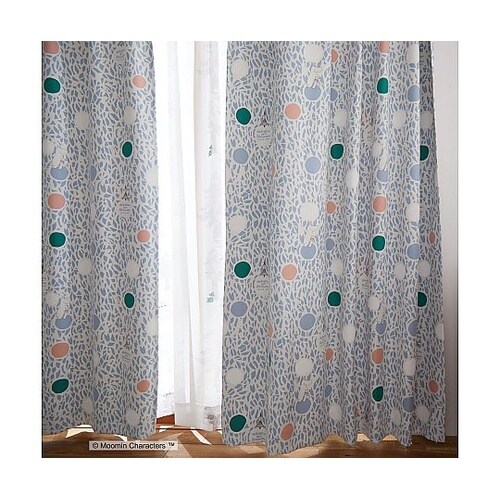 MOOMIN 遮光カーテン カラーサーク