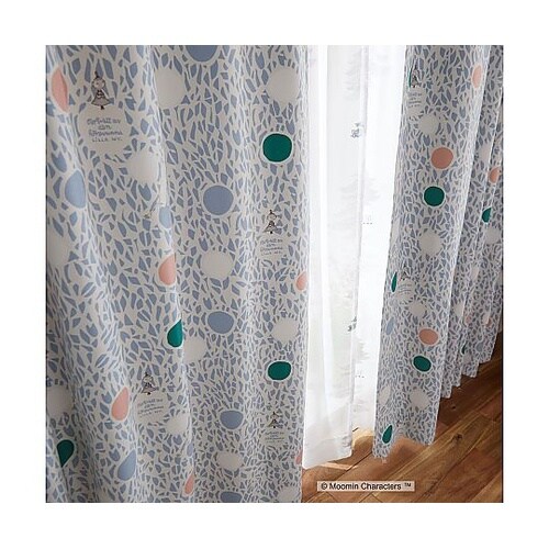 MOOMIN 遮光カーテン カラーサーク