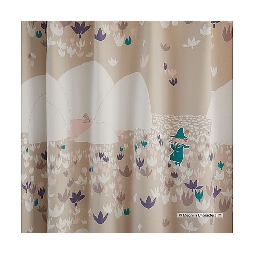 MOOMIN 遮光カーテン ソフトメロデ