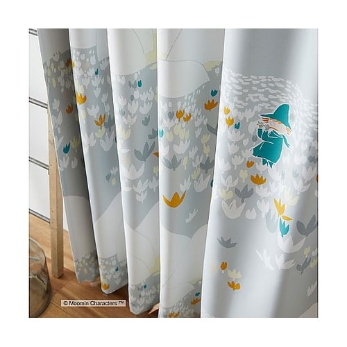 MOOMIN 遮光カーテン ソフトメロデ
