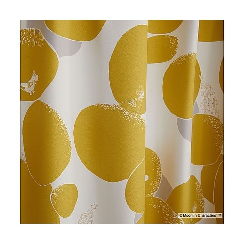 MOOMIN 遮光カーテン ロックパター