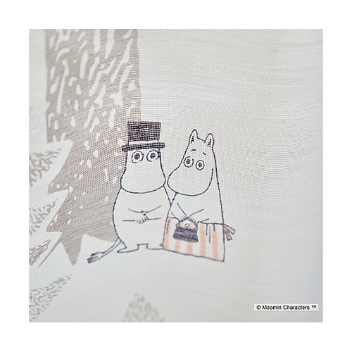 MOOMIN レースカーテン プート 1