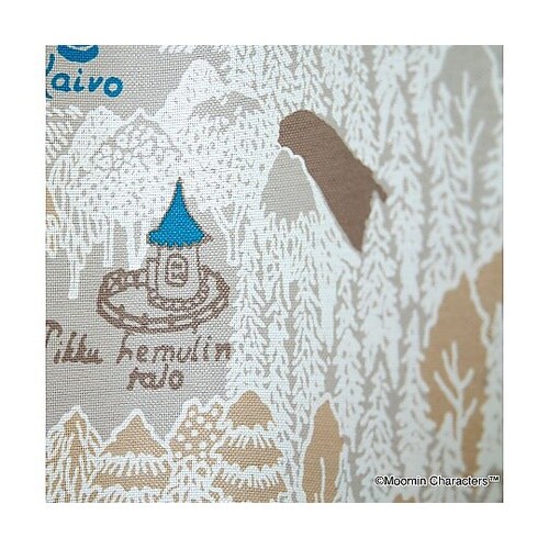 MOOMIN 遮光カーテン ムーミンダニ