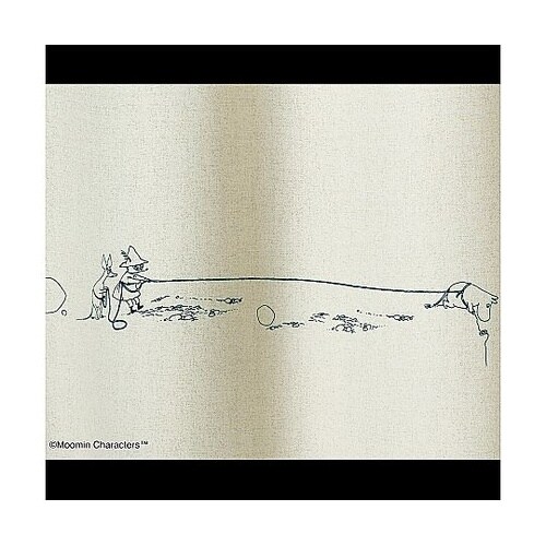 MOOMIN 遮光カーテン デニムボーダ