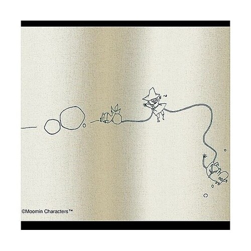 MOOMIN 遮光カーテン デニムボーダ