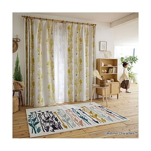 MOOMIN 遮光カーテン プートドレー