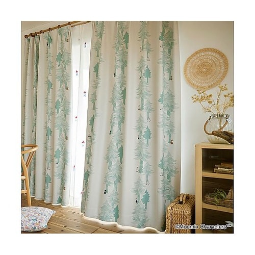 MOOMIN 遮光カーテン プートドレー