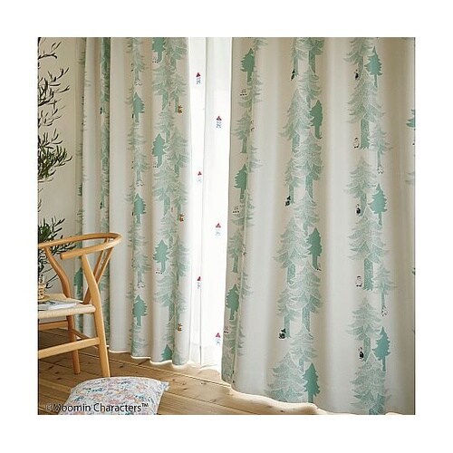 MOOMIN 遮光カーテン プートドレー