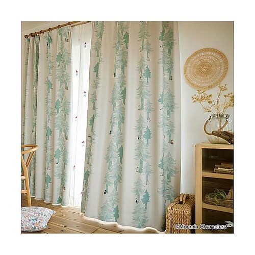 MOOMIN 遮光カーテン プートドレー