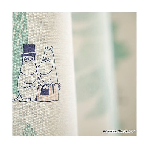 MOOMIN 遮光カーテン プートドレー