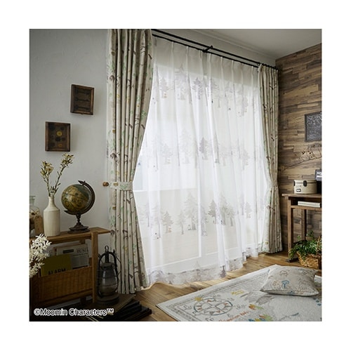 MOOMIN レースカーテン プートボー