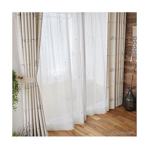 MOOMIN レースカーテン タケウマボ