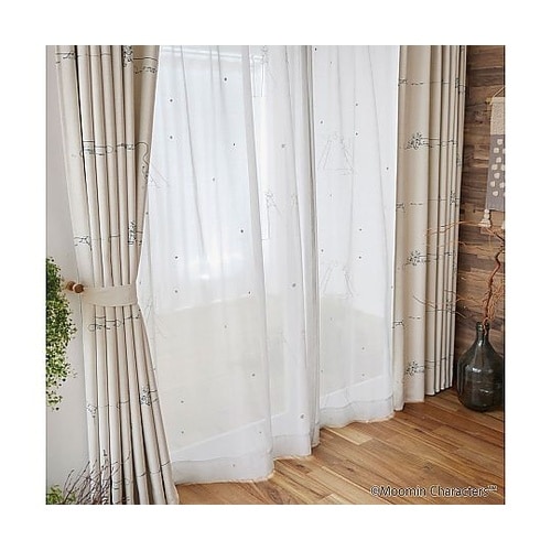 MOOMIN レースカーテン タケウマボ