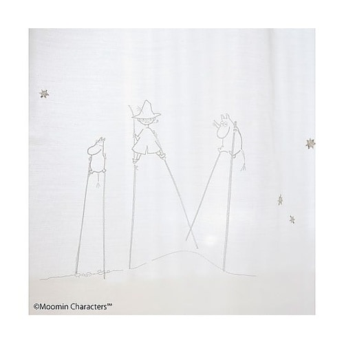 MOOMIN レースカーテン タケウマボ
