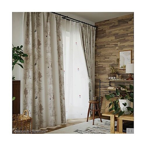 MOOMIN 遮光カーテン プートドレー