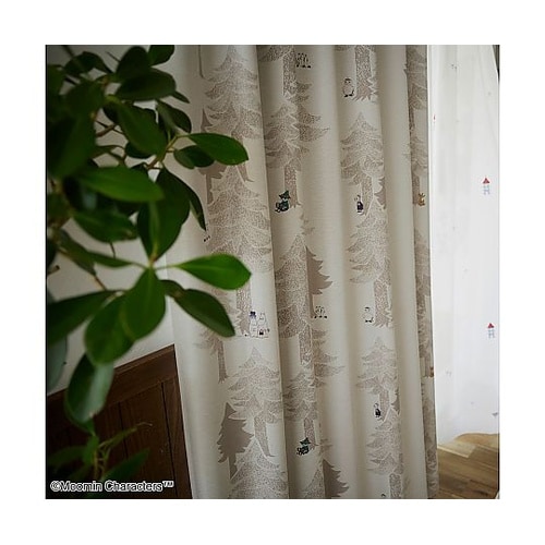 MOOMIN 遮光カーテン プートドレー