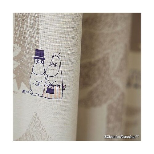 MOOMIN 遮光カーテン プートドレー