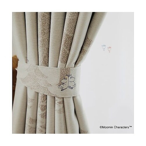 MOOMIN 遮光カーテン プートドレー