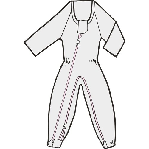 4300ビエラ ブルーL つなぎねまき