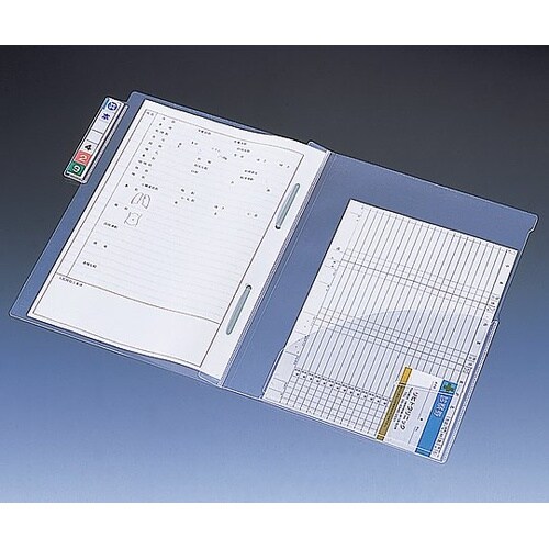 カルテフォルダー(A4・PP)ファスナー