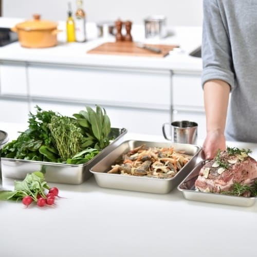 #33008 ステン角バット8枚取