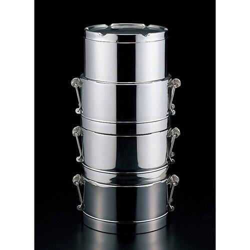 ステン目盛付二重食缶