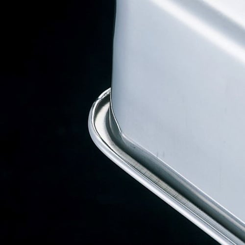 ステン浅型角バット ツヤ消