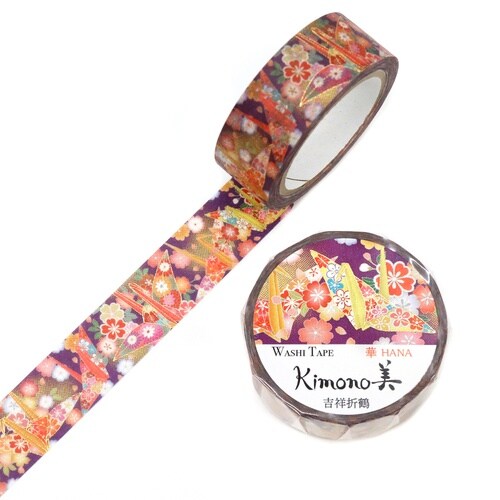 GR−1093 kimono美 吉祥折鶴