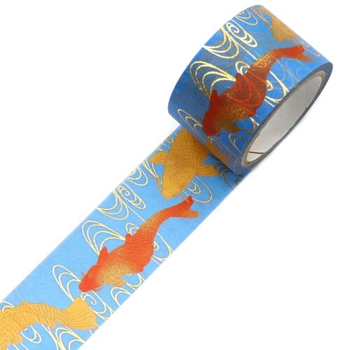 GR−2072 kimono美 紅金鯉