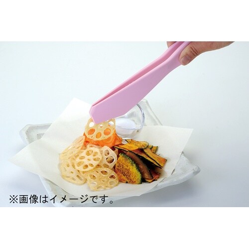 にぎりやすいトング ピンク