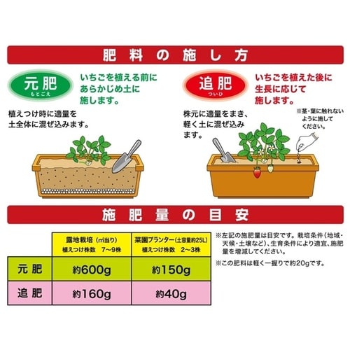 いちごの肥料 500g