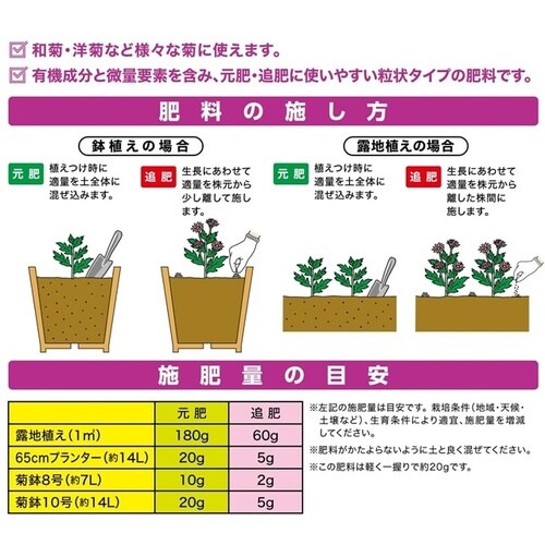 朝日アグリア 菊の肥料 500g
