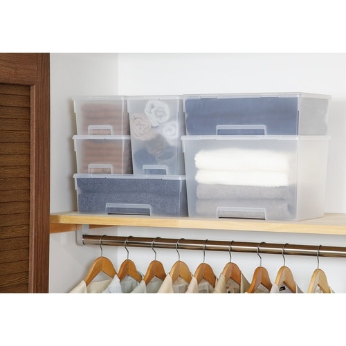 システムボックス(ワイド浅型)クリア