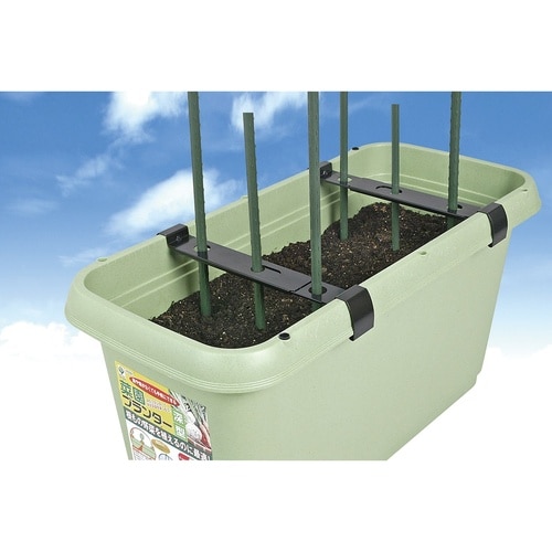 菜園プランタ−用支柱立て金具