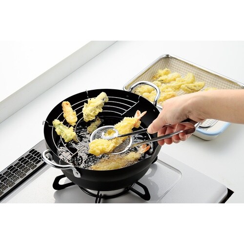 よこやま 共柄天ぷら鍋24cm