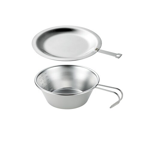 ステンレスシェラカップ330ml 蓋付