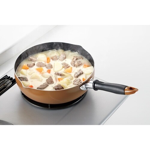 IH対応 深型両口フライパン26cm