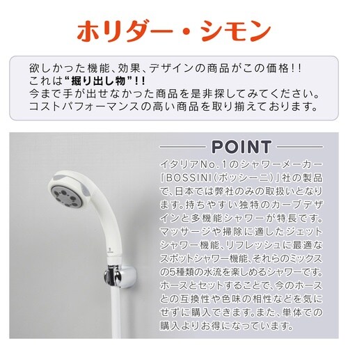 GA−FH004 マッサージシャワーホースセット