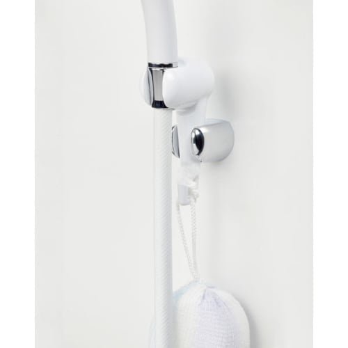 角度調節シャワーフック ホワイト