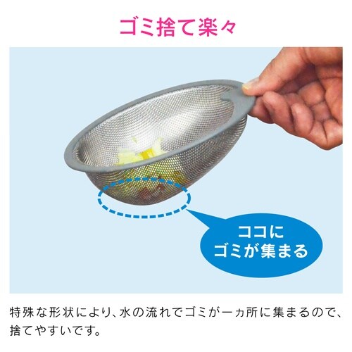 流し用浅型ゴミカゴ ステン
