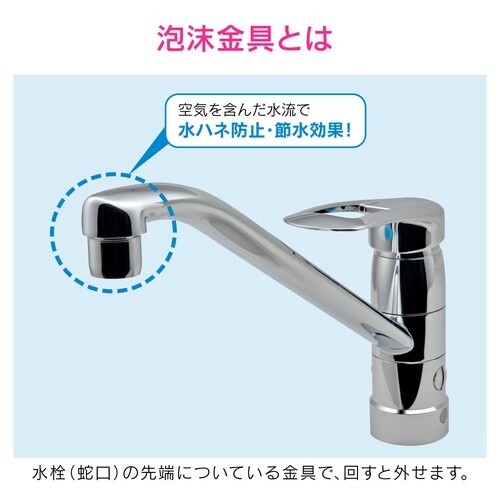 角度調節付泡沫金具