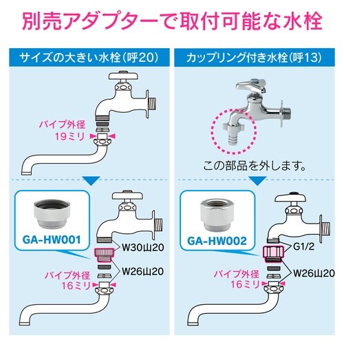 GA−HA002 Sパイプ 長さ170mm