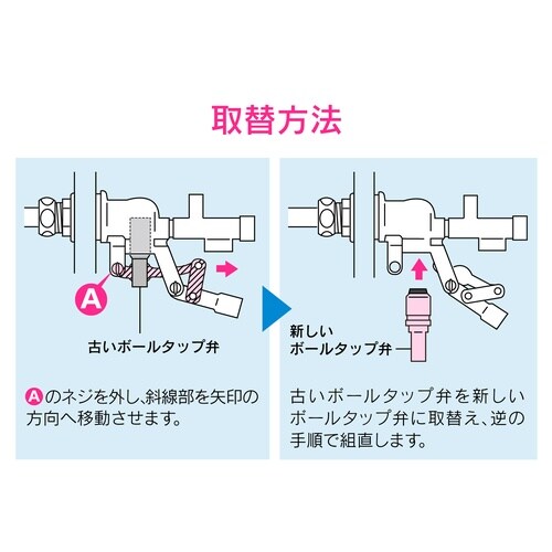 ボールタップ補修用弁体